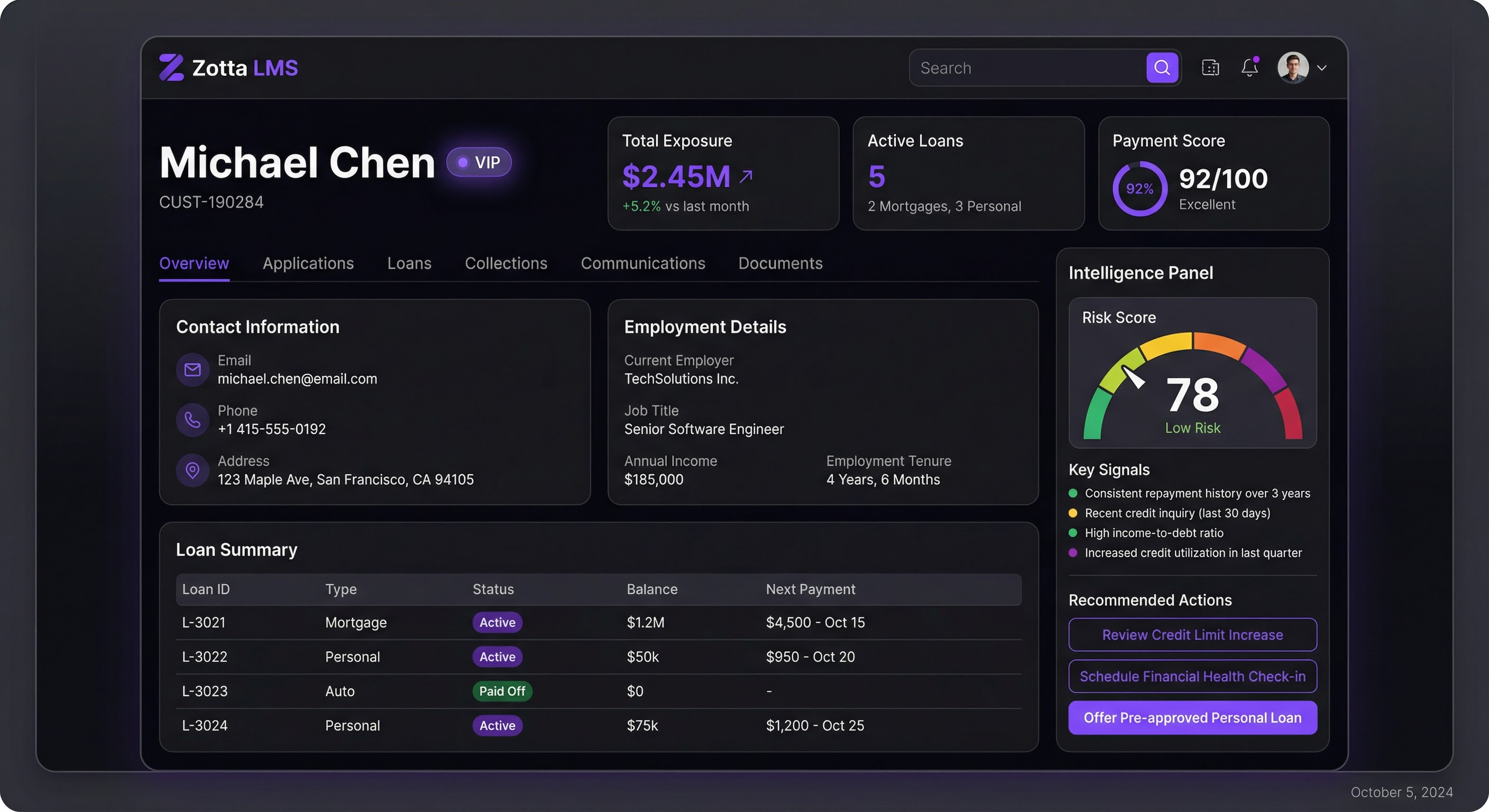 Customer 360 — Unified Customer View